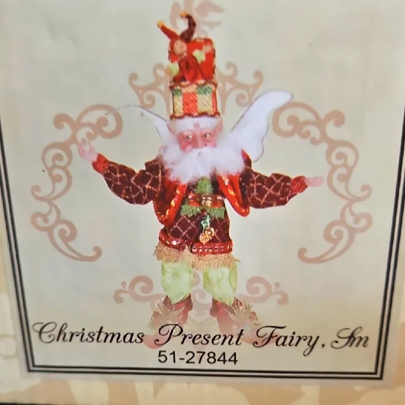 Christmas Present Fairy Figurine Mark Roberts - Picture 1 of 6